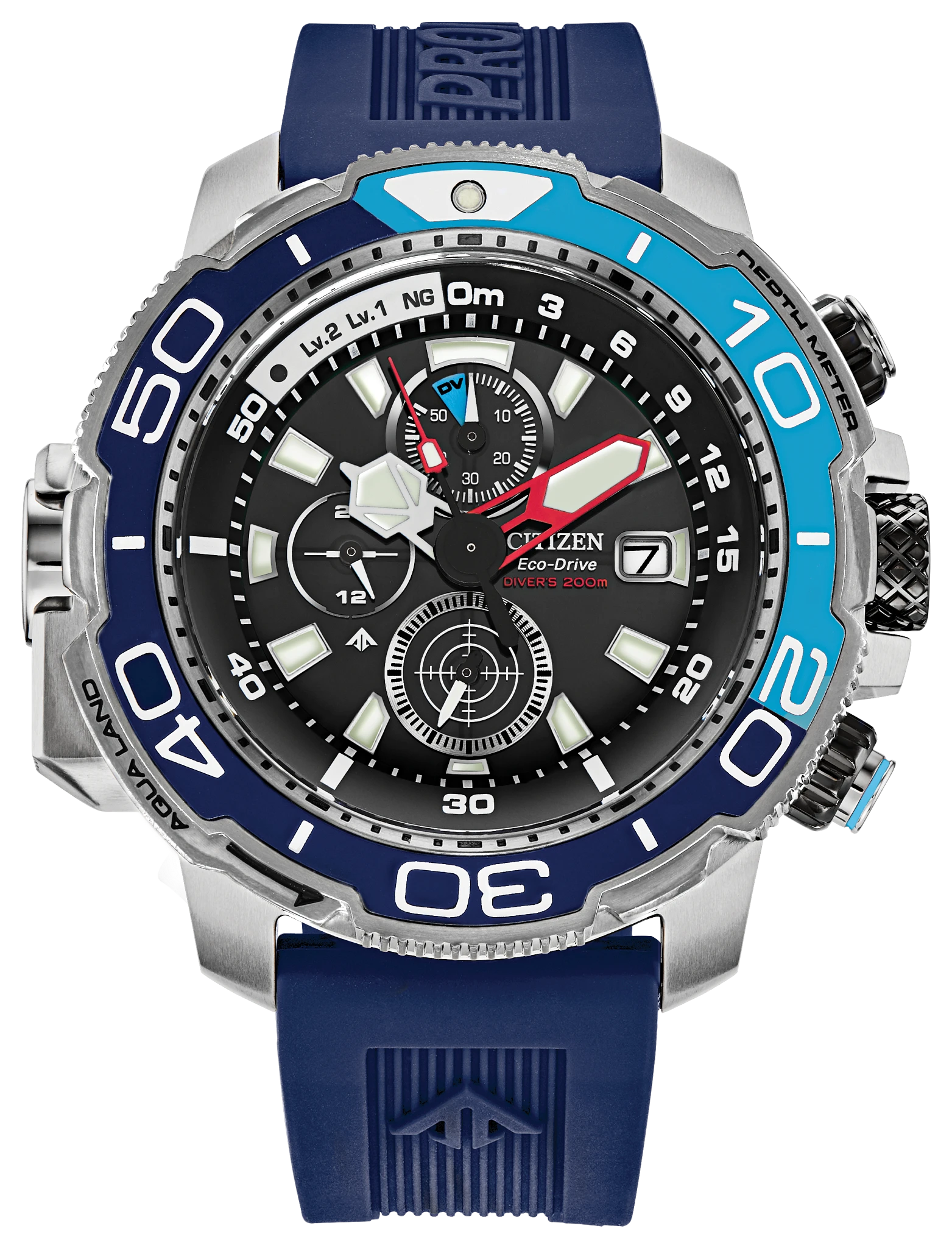 Promaster Aqualand Black Dial Polyurethane Strap BJ2169-08E | CITIZEN